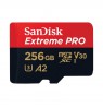 SANDISK EXTREME PRO microSDXC 256GB 200/140 MB/s UHS-I U3 memory card (SDSQXCD-256G-GN6MA)