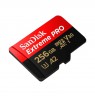 SANDISK EXTREME PRO microSDXC 256GB 200/140 MB/s UHS-I U3 memory card (SDSQXCD-256G-GN6MA)