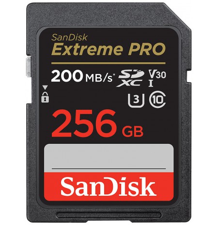 Sandisk memory card SDXC 256GB Extreme Pro