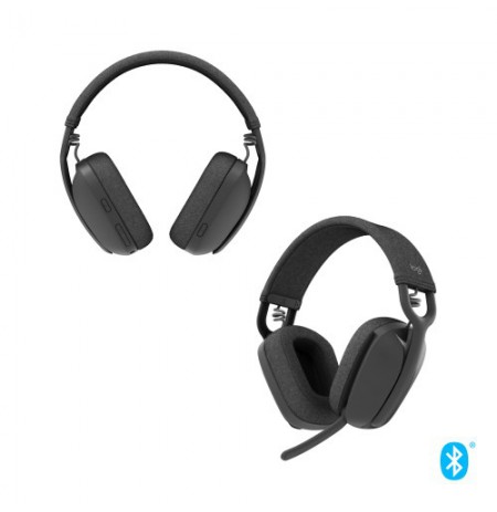 Logitech Zone Vibe 100 ausinės, belaidės, Bluetooth, grafito spalvos