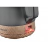 Concept RK0062 electric kettle 1 L 1200 W Anthracite, Wood