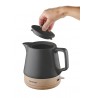 Concept RK0062 electric kettle 1 L 1200 W Anthracite, Wood