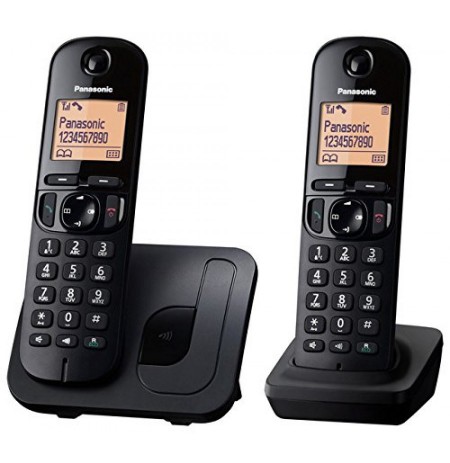 Panasonic KX-TGC212 DECT telephone Caller ID Black