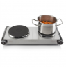 Tristar | Free standing table hob | KP-6248 | Number of burners/cooking zones 2 | Electric | Stainless Steel/Black