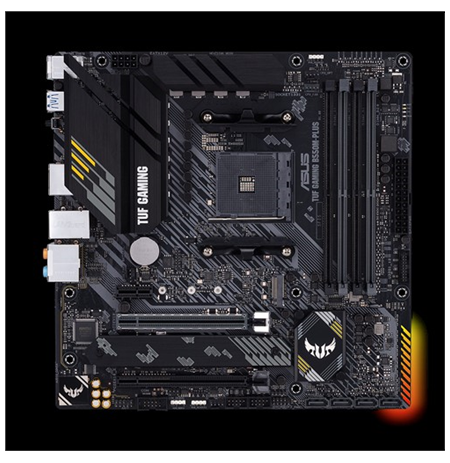 Asus TUF Gaming B550M-Plus Memory slots 4, Processor family AMD, Micro ATX, DDR4, Processor socket AM4, Chipset AMD B