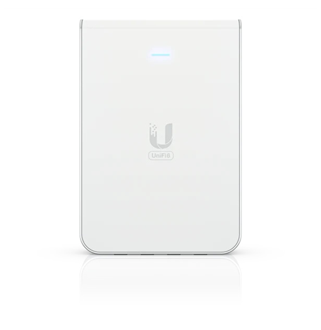 Ubiquiti WiFi 6 access point with a built-in PoE switch 	U6-IW 802.11ax