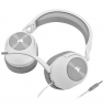 Corsair Stereo Gaming Headset HS55 Built-in microphone, White, Wired, Noice canceling