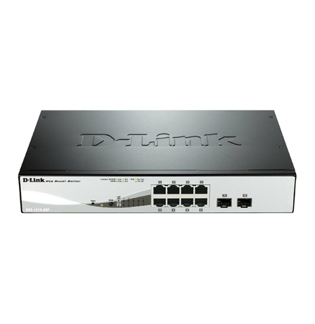 D-Link DGS-1210 Series Smart Managed Gigabit Switches  DGS-1210-08P Managed L2, Desktop/Rackmountable