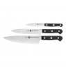 ZWILLING 36130-003-0 Set de 3 Couteaux, Acier Inoxydable, Noir, 34 x 14 x 3 cm 3 pc(s) Knife set