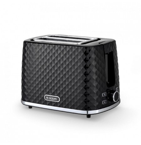 TO280C ELDOM Toaster TOSTI, bun rack, defrost system, black