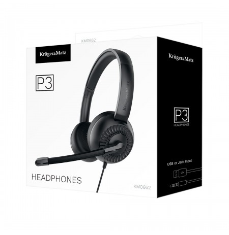Kruger&Matz headphones/headset Wired Head-band jUSB