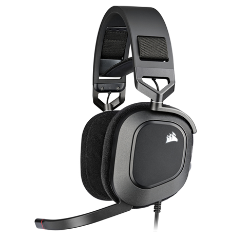 Corsair RGB USB Gaming Headset HS80 Built-in microphone, Carbon, Wireless, Over-Ear