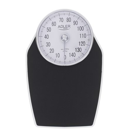 Adler Mechanical Bathroom Scale AD 8177 Maximum weight (capacity) 150 kg, Accuracy 1000 g, Black