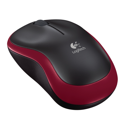 Logitech Wireless Mouse M185, Red