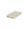 Tellur PD103 Green Power Bank 10000mAh, 2xQC3.0 + PD 18W cream
