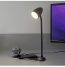 Tellur Nostalgia Wireless Desk Charger, Bluetooth Speaker, Desk Lamp black