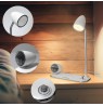 Tellur Nostalgia Wireless Desk Charger, Bluetooth Speaker, Desk Lamp white