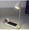 Tellur Nostalgia Wireless Desk Charger, Bluetooth Speaker, Desk Lamp white