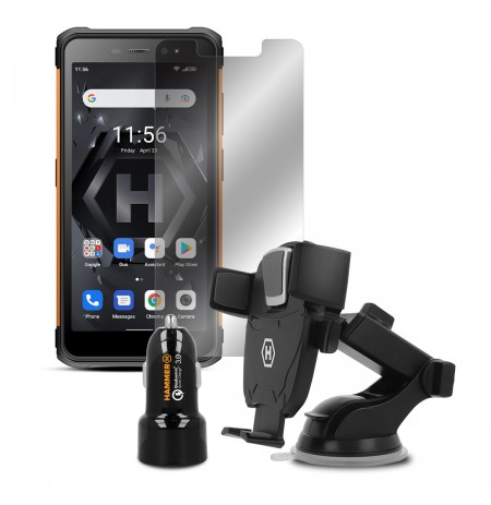MyPhone Hammer Iron 4 Dual orange Extreme Pack
