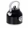 Adler Kettle with a Thermomete AD 1346b Electric, 2200 W, 1.7 L, Stainless steel, 360° rotational base, Black