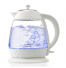 ETA | Crystal Kettle | ETA315490010 | Electric | 2200 W | 1.7 L | Glass | 360° rotational base | Glass/White