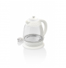 ETA Crystal Kettle ETA315490010 Electric, 2200 W, 1.7 L, Glass, 360° rotational base, Glass/White