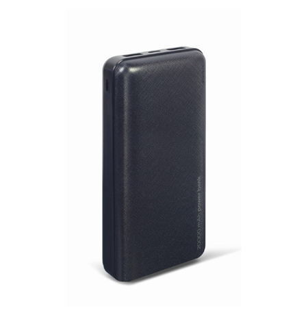 Gembird Power Bank PB20-02 20000 mAh, Black, 12 W