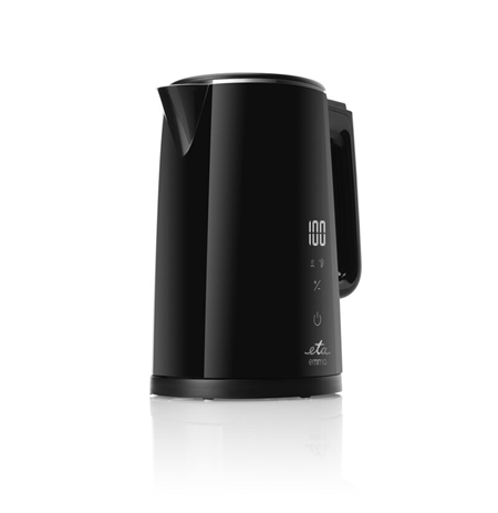 ETA Kettle ETA559590000 Emma Electric, 2200 W, 1.5 L, Stainless steel, 360° rotational base, Black