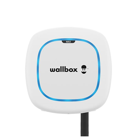 Wallbox Pulsar Max Electric Vehicle charge, 5 meter cable, 11kW, White