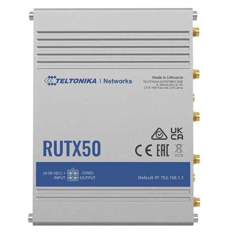 Teltonika INDUSTRIAL 5G ROUTER RUTX50 802.11ac