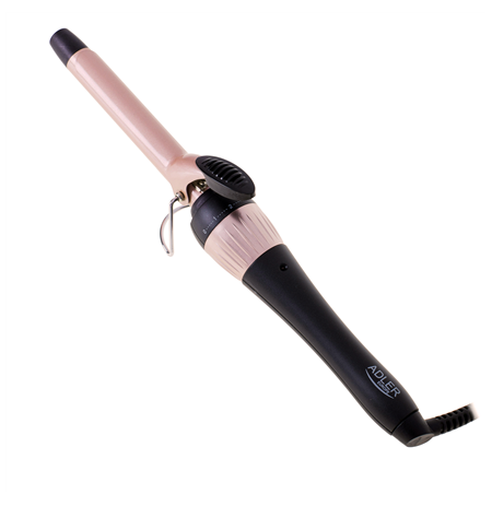 Adler Curling Iron AD 2116 Ceramic heating system, Barrel diameter 19 mm, Temperature (max) 200 °C, 36 W, Black/Pink