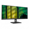AOC Monitor  U34E2M 34 ", VA, WQHD, 3440 x 1440, 21:9, 4 ms, 300 cd/m², Black, 100 Hz, HDMI ports quantity 2