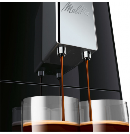 MELITTA E950-201 SOLO automatinis kavos aparatas, juoda-sidabro