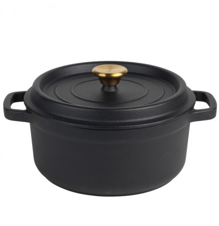 Russell Hobbs RH02524BEU7 Cast iron stockpot 24cm black