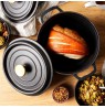 Russell Hobbs RH02524BEU7 Cast iron stockpot 24cm black