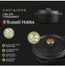 Russell Hobbs RH02524BEU7 Cast iron stockpot 24cm black