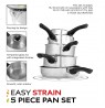 Russell Hobbs RH00543EU7 Easy Strain Pan Set 5pcs