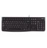 Klaviatūra laidinė Logitech K120 USB (920-002508),  juoda