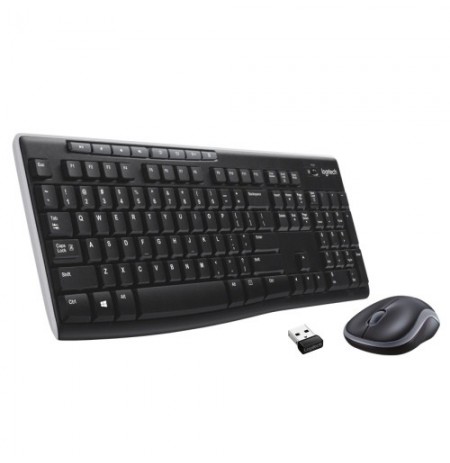 Bevielė klaviatūra ir pelė Logitech MK270, US int. 920-004509
