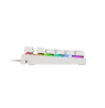 Genesis THOR 303 TKL Gaming keyboard, RGB LED light, US, White, Wired, Brown Switch