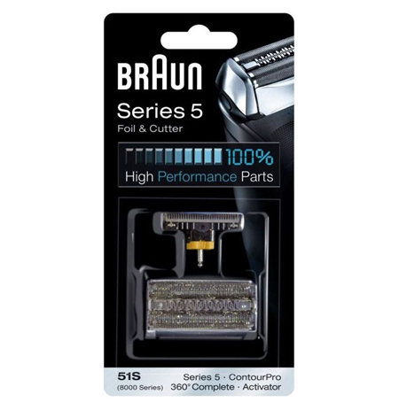 Braun 51S Head Replacement Pack Black