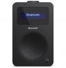 Sharp DR-430(BK) Digital Radio, FM/DAB/DAB+, Bluetooth 5.0, Midnight Black