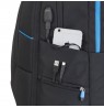 Rivacase 7860 notebook case 43.9 cm (17.3") Backpack case Black, Blue