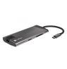 Natec USB-C Multiport Adapter 	NMP-1690 0.15 m, Grey, USB Type-C