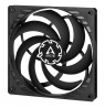 ARCTIC P14 SLIM PWM PST korpuso ventiliatorius, 4-pin, 140mm, siauras, juodas
