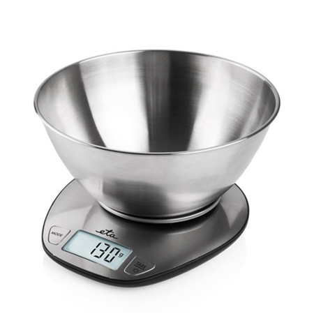 ETA Kitchen scale ETA677890000 Dori Maximum weight (capacity) 5 kg, Graduation 1 g, Display type LCD, Stainless steel