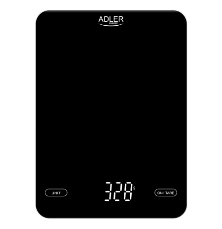 Adler Kitchen Scale AD 3177b Maximum weight (capacity) 10 kg, Accuracy 1 g, Black