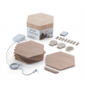 Nanoleaf | Elements Wood Look Hexagons Starter Kit (7 panels) | Cool White + Warm White