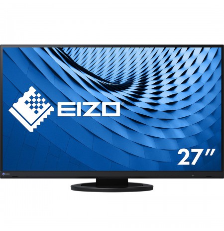 EIZO FlexScan EV2760-BK LED display 68.6 cm (27") 2560 x 1440 pixels Quad HD Black