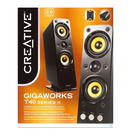 Speakers Creative 51MF1615AA000 (2.0, black color)